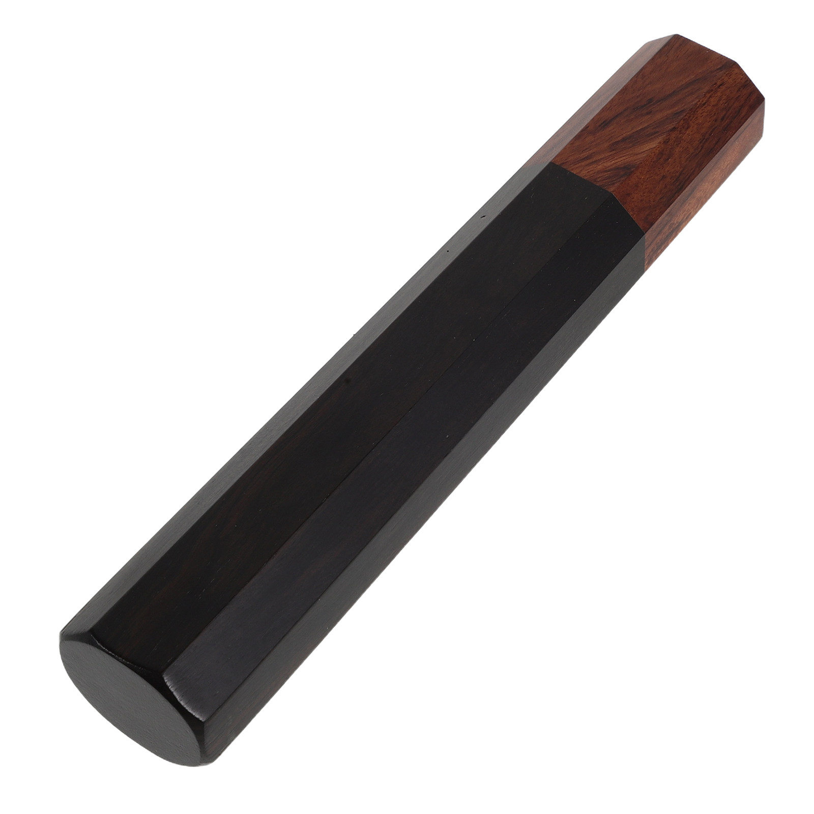 Japanese Knife - มีดครัวขนาดเล็ก ด้ามไม้ ด้ามเปลี่ยนไม้ดำทรงแปดเหลี่ยม สำหรับซ่อมแซมและบูรณะมีดเชฟญี่ปุ่น