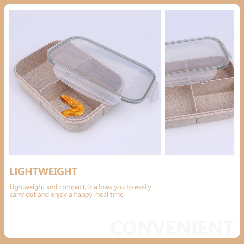 1 ชุด กล่องข้าวแบบแบ่งช่อง สไต - Bento Box บทวิจารณ์และราคา