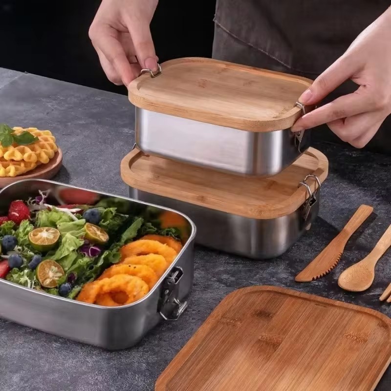 กล่องเบนโตะสไตล์ญี่ปุ่น พร้อมฝ - Bento Box บทวิจารณ์และราคา