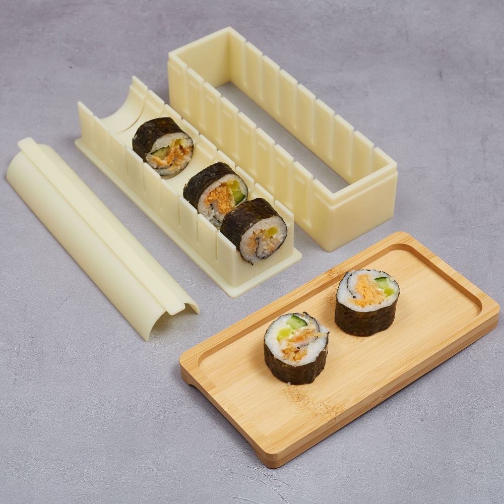 ชุดอุปกรณ์ทำซูชิพลาสติก 3 ชิ้น - Sushi Making Kit บทวิจารณ์และราคา