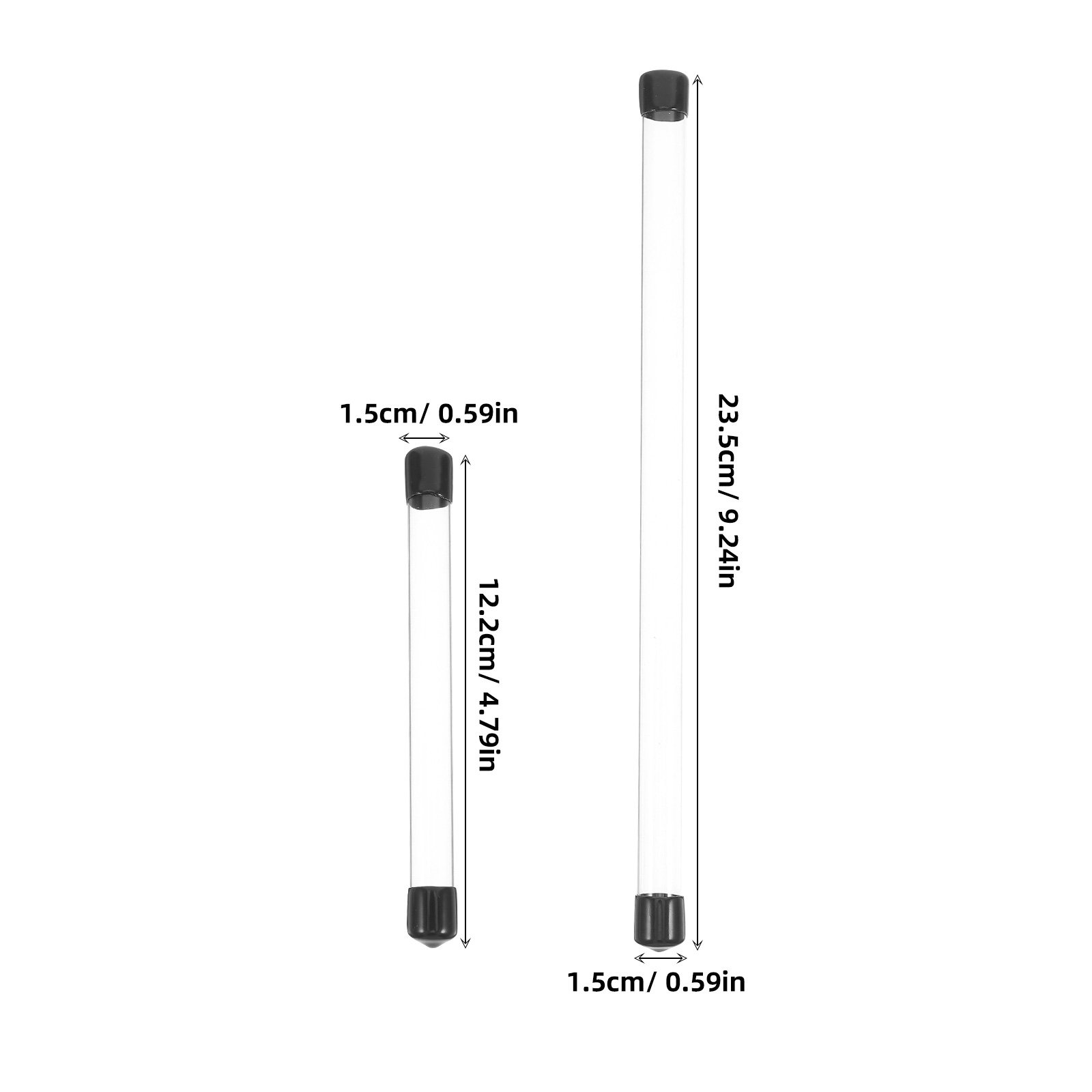 หลอดใส่ธูปพลาสติกใส 4 ชิ้น กล่ - Incense Holder บทวิจารณ์และราคา