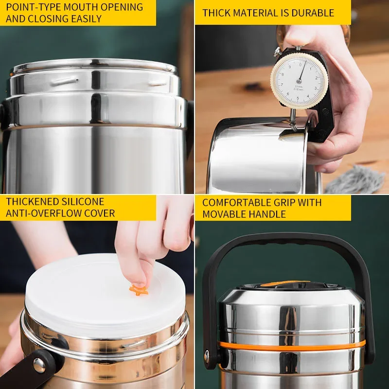 สแตนเลสสูญญากาศกล่องอาหารกลางว - Bento Box บทวิจารณ์และราคา